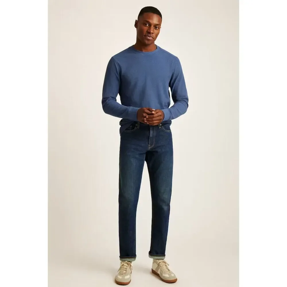 Bonobos blue cotton crewneck sweater size XXL